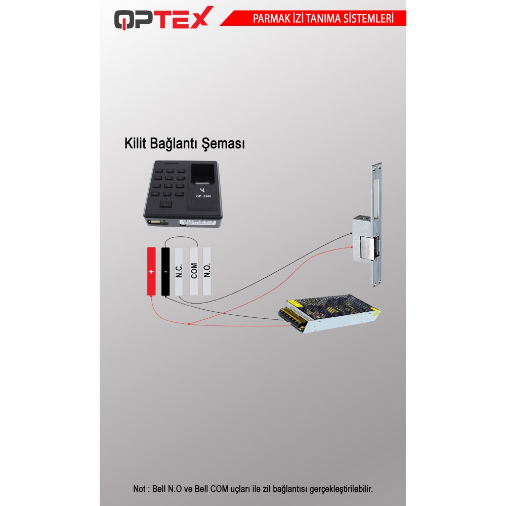 OP-S100 Standalone Parmak İzi Okuyucu
