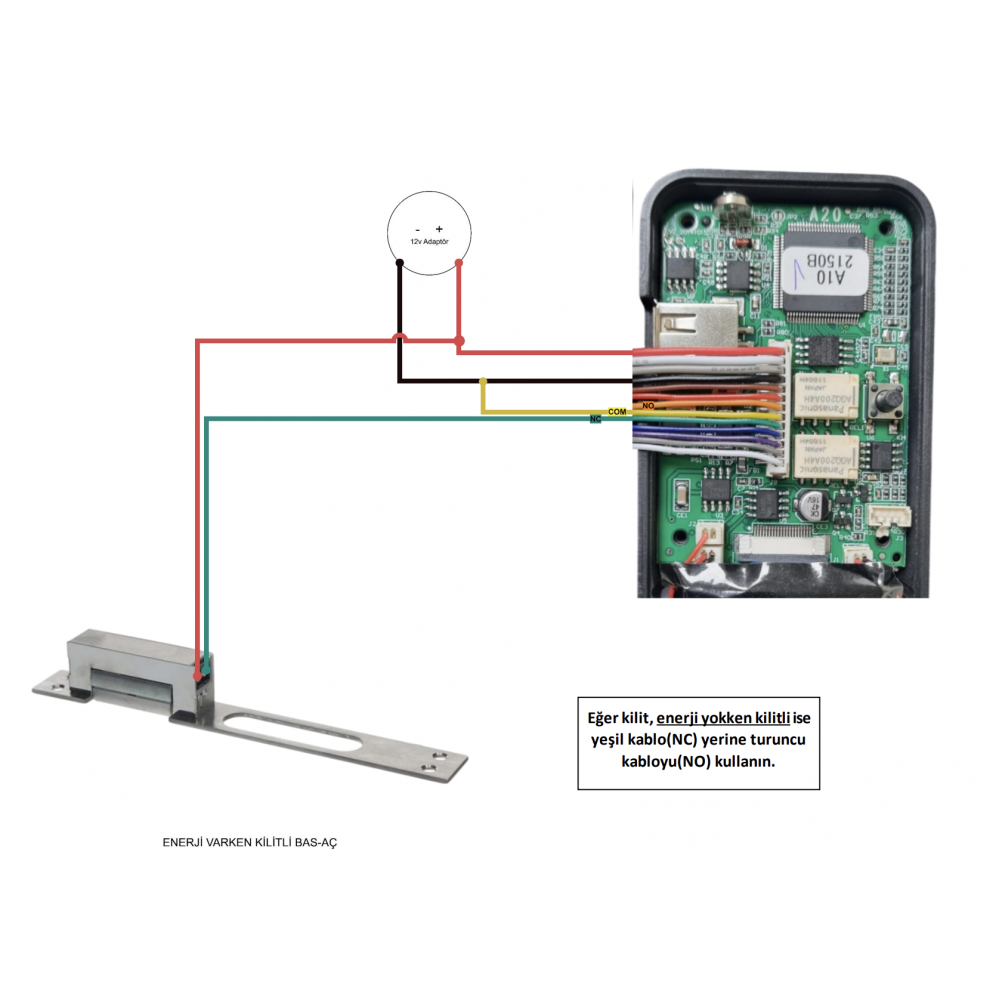 OP-S20 Standalone Parmak İzi Okuyucu